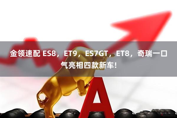 金领速配 ES8，ET9，ES7GT，ET8，奇瑞一口气亮相四款新车!